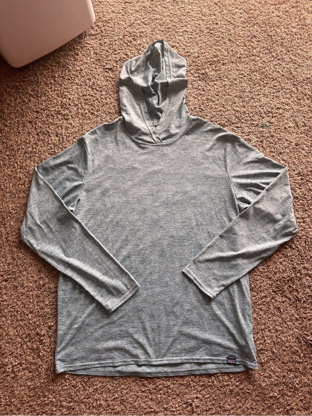 Patagonia Capilene Cool Daily Hoody Light Blue Hiking Outdoor Men’s Large